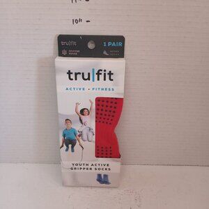Trufit Youth Active Gripper Socks New Size 6-8